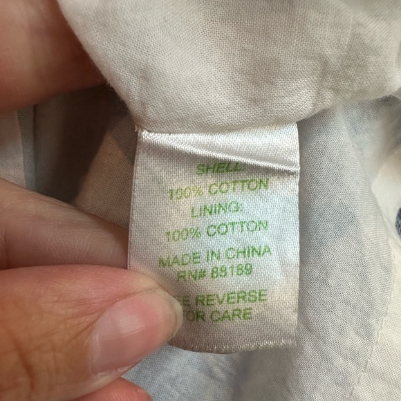 Lilly Pulitzer One-Shoulder Sandra Ruffle Cotton Dress Butterfly Print Size 10 - Picture 12 of 13